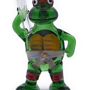 Glass Ninja Turtle Pipe, Hand Blown Pipe,HP350