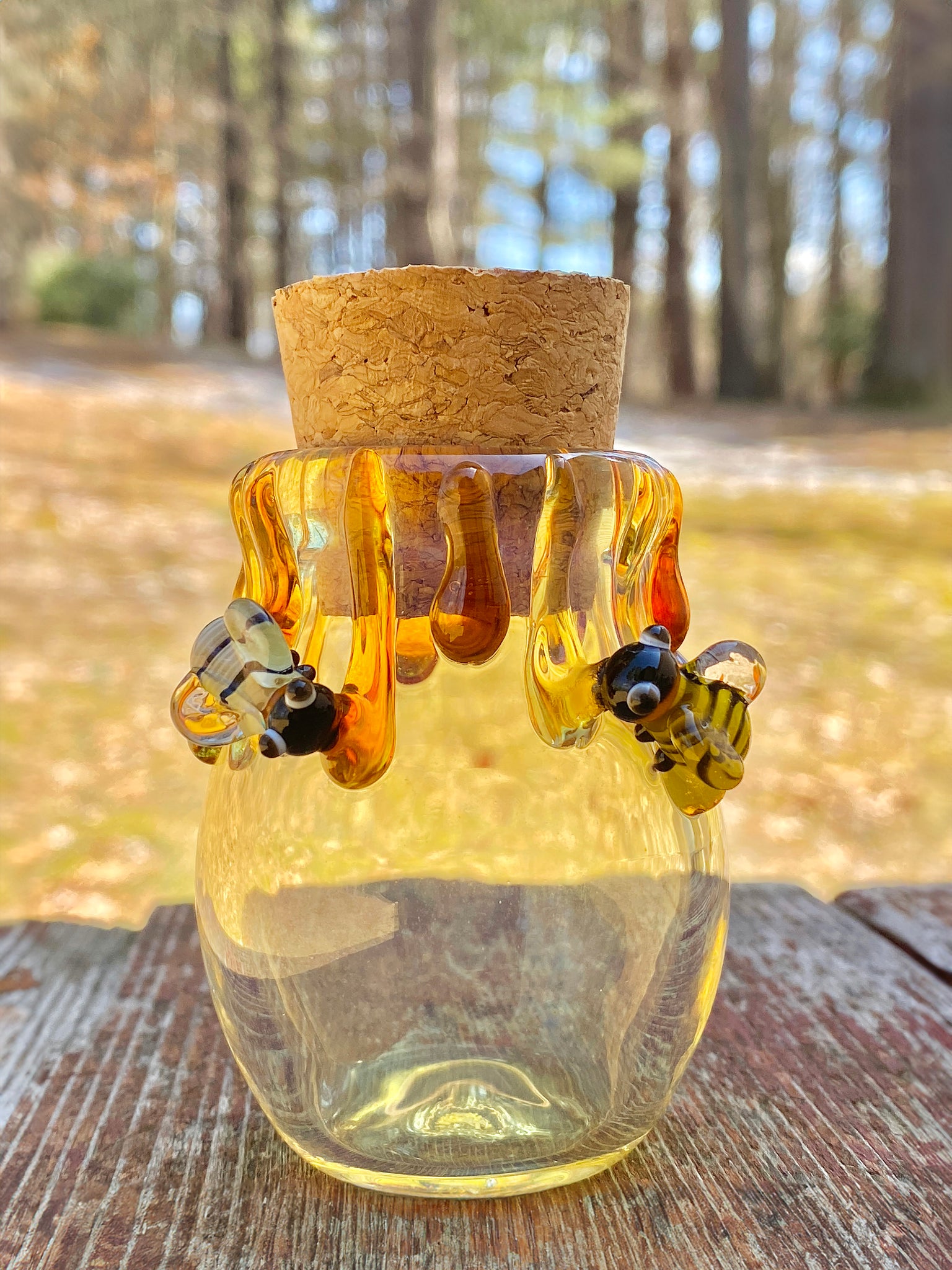Unique Glass Jar - Cute Bees - Honey Jar - ApolloBox