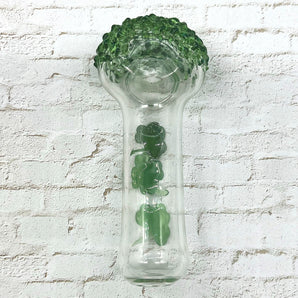 Glass Clover Pipe, Hand Blown Pipe, QQ210-CL