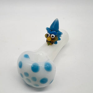 Rick Pipe; Handmade Glass Pipe w/ Rick