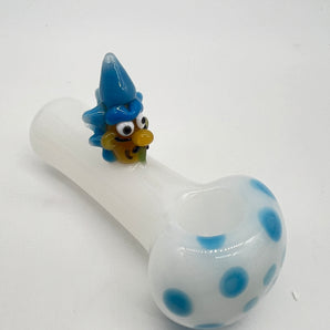 Rick Pipe; Handmade Glass Pipe w/ Rick