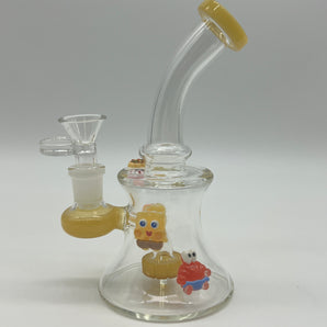 6" 14"mm Water Pipe w/Kiyomi Decorated  ZFAY-QM