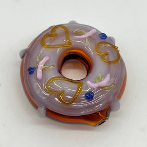 Handmade Glass Sweet Donuts Pipe, HP311