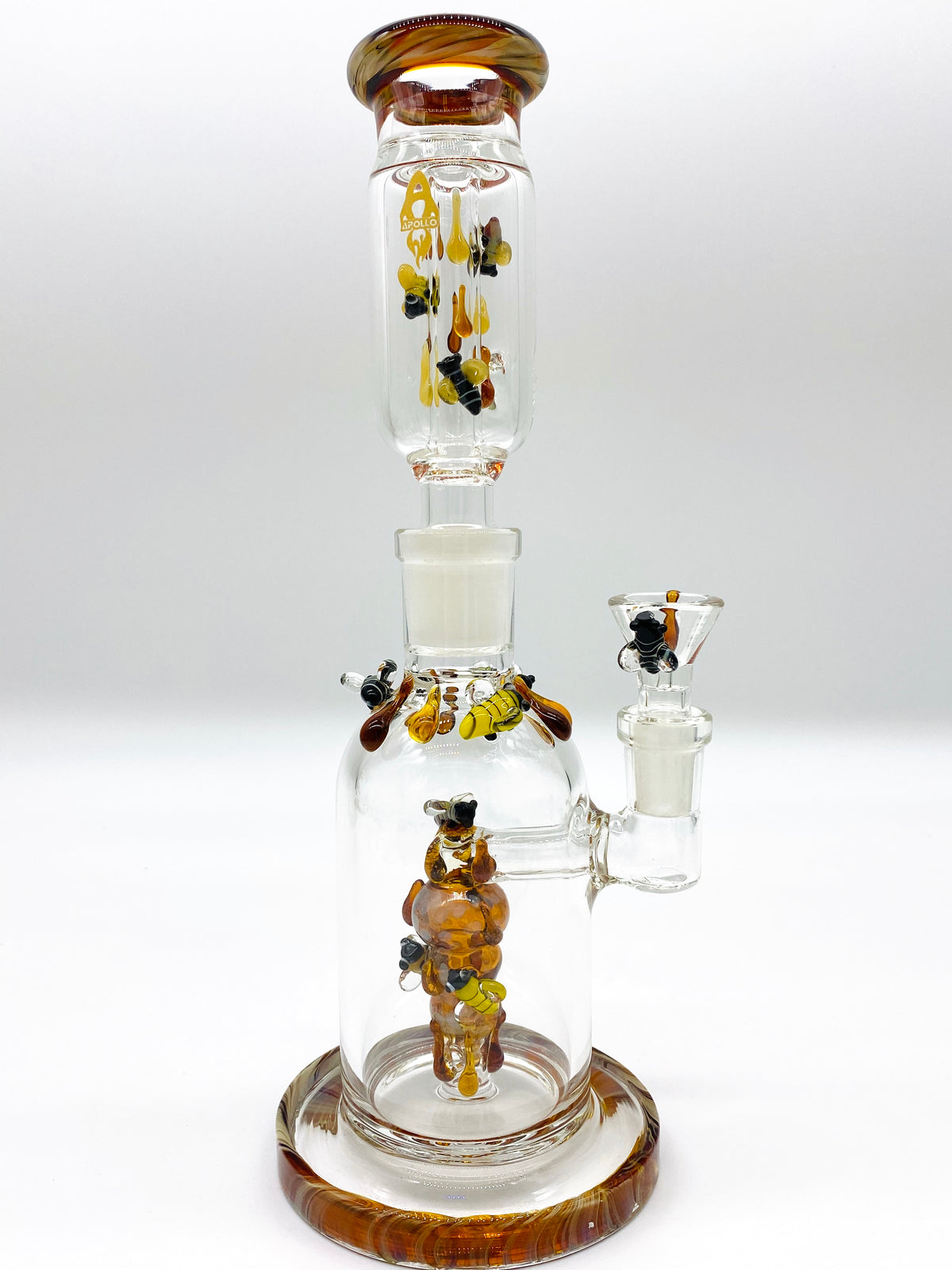 10" 14mm Freeze Honey Bee -ZF216-HB