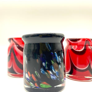Soft Glass jars, Hand made Jar, Glass Stash Jar, Glass Smoking Jar, Hand Blown Jar, Glass Jar Gift