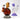 7" 14mm Drip Globe Honey Bee - ZF241-HB