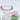 14mm Pink Rose Pyrex slide, GF34-RS