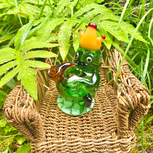 Glass the frog king pipe, hand made pipe, HP060KT