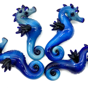 Glass Seahorse Monster Pipe, Hand Blown Pipe, HP-319