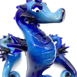 Glass Seahorse Monster Pipe, Hand Blown Pipe, HP-319