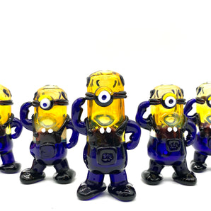 Glass Pipe Smoking Tobacco - Minion -HP302