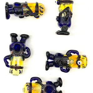 Glass Pipe Smoking Tobacco - Minion -HP302