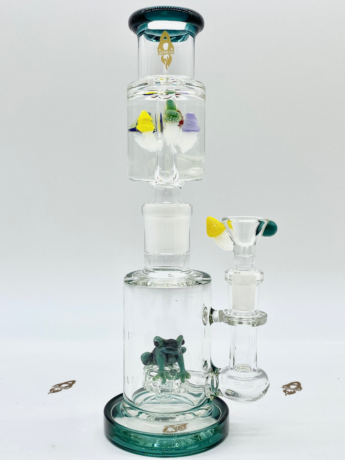 10" 14mm Freeze Shroom Frog ZF226-FR