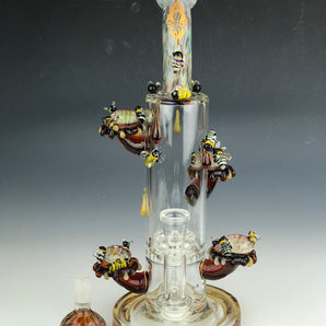 Apollo 12" Bubbler featuring Honey Bees ZF112-HB