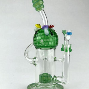 9" 14mm Recycler Mushrooms