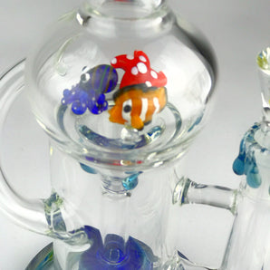 12" 14mm Freeze Recycler Fish ZF304-FS