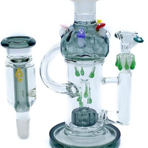 12" 14mm Freeze Recycler Mushrooms ZF304-MU